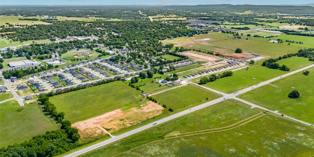14.88 AC Tracts 2-5 Hwy 62 & S Mock St - Prairie Grove