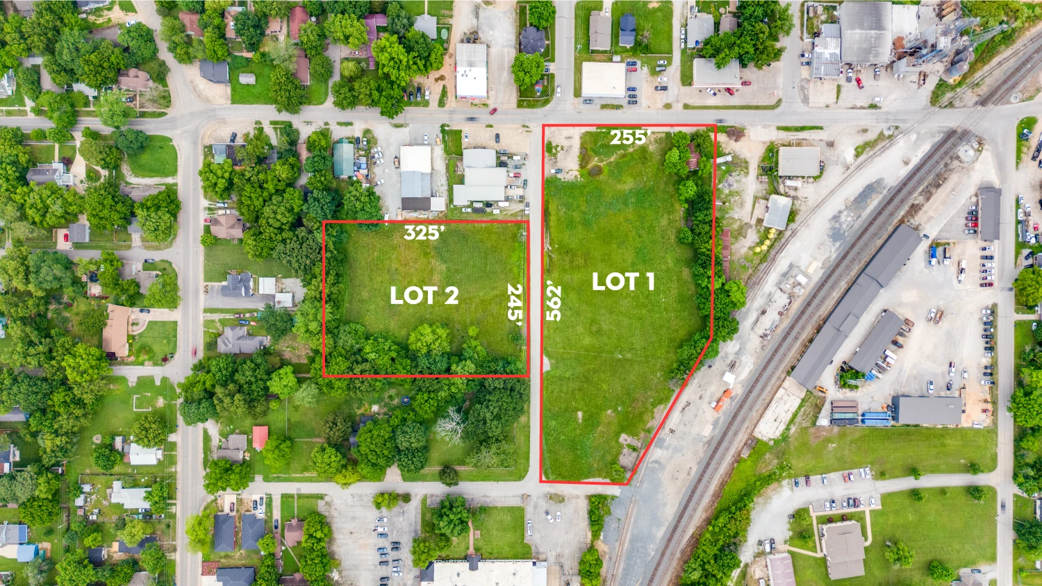 4.74 AC Lots 1 & 2 S. Britt St. , Siloam Springs, AR for sale