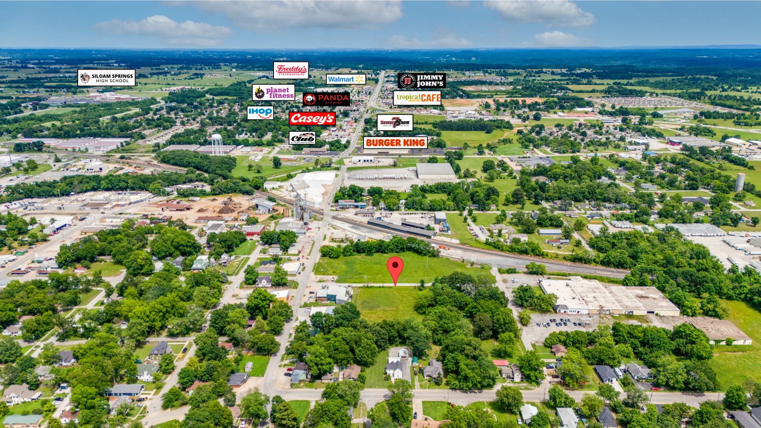4.74 AC Lots 1 & 2 S. Britt St. , Siloam Springs, AR for sale