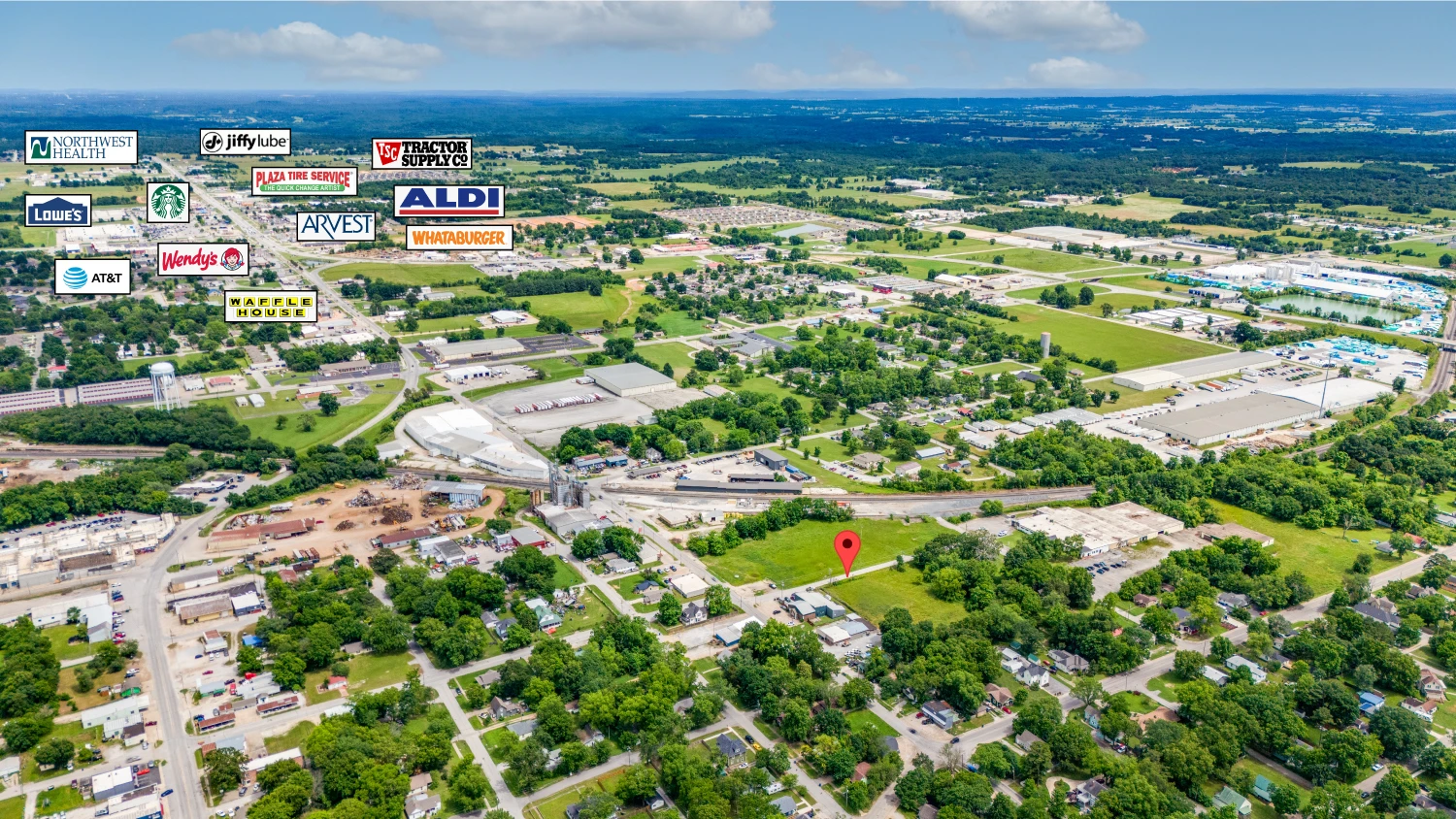 4.74 AC Lots 1 & 2 S. Britt St. , Siloam Springs, AR for sale