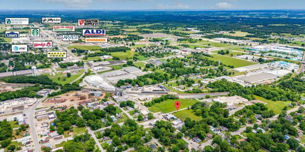 4.74 AC Lots 1 & 2 S. Britt St. , Siloam Springs, AR for sale