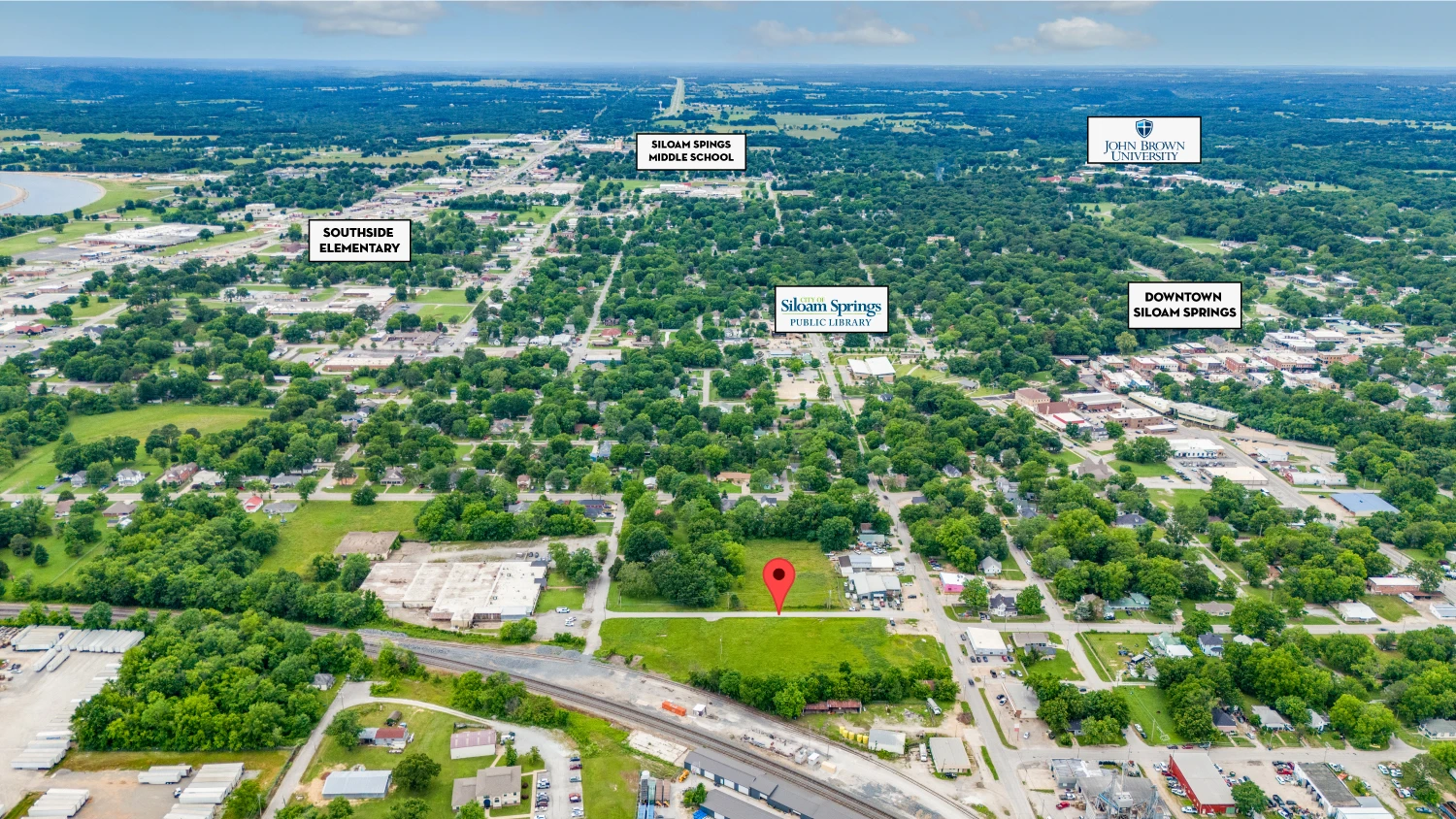 4.74 AC Lots 1 & 2 S. Britt St. , Siloam Springs, AR for sale
