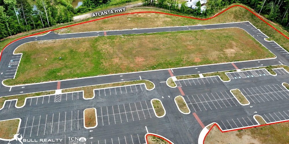 Prime Retail Development Site | ±8.45 Acres | Fully Graded | Atlanta Highway Frontage