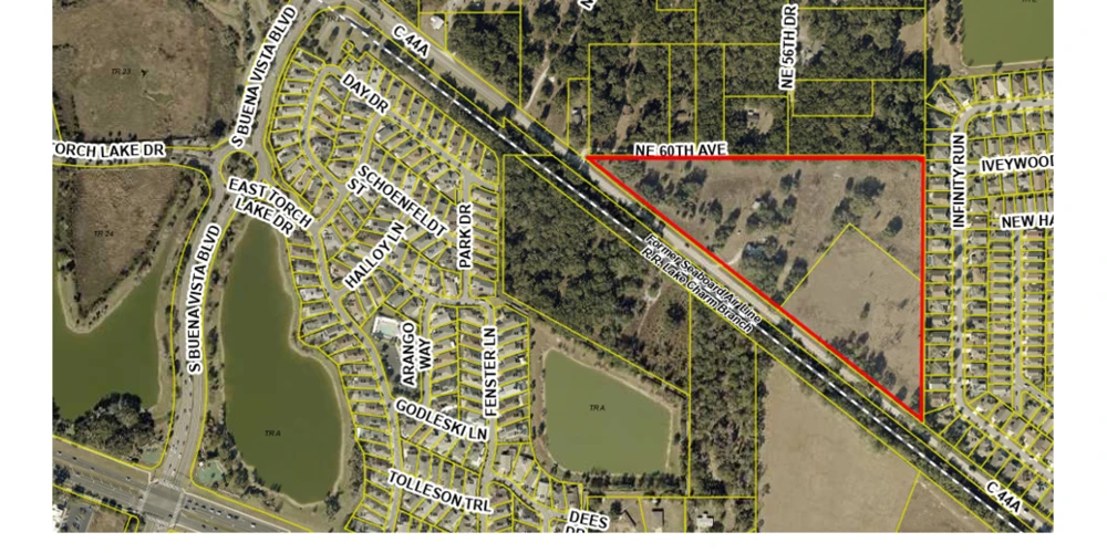 16 Acres boarders The Villages