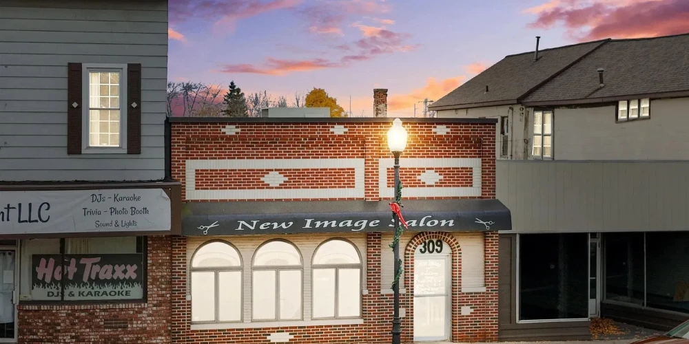 Historical Building (2,050 SF) and Business (Hair Salon)