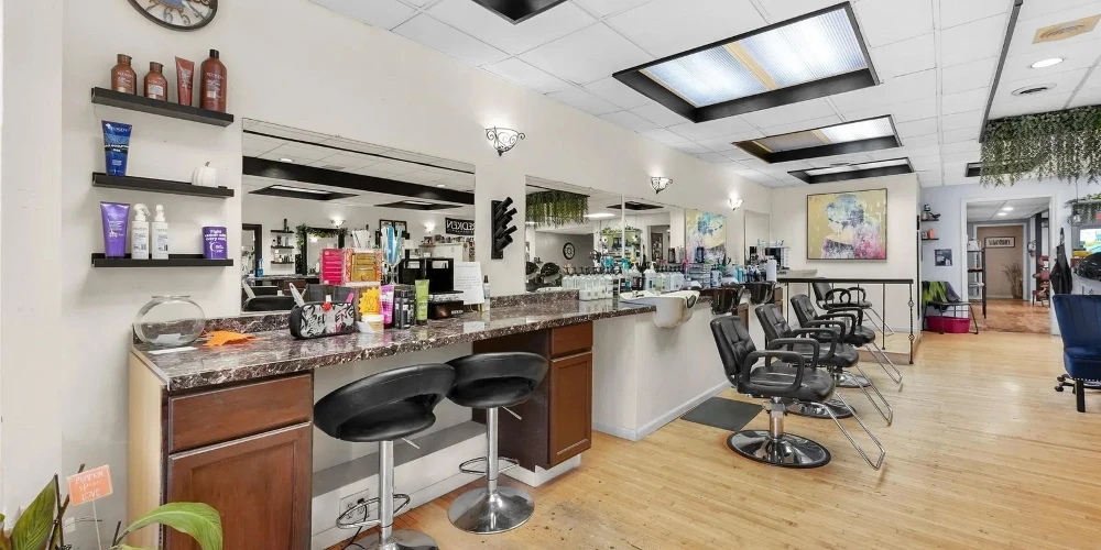 Historical Building (2,050 SF) and Business (Hair Salon)