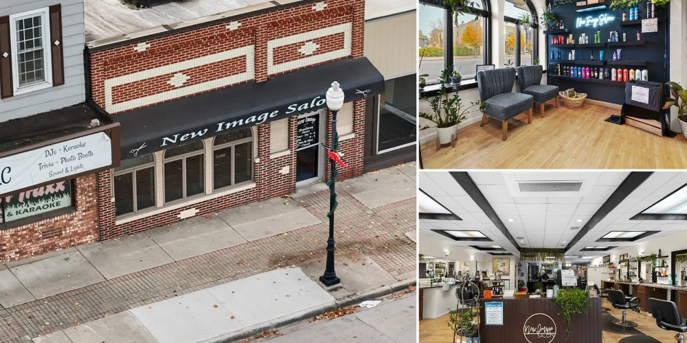 Historical Building (2,050 SF) and Business (Hair Salon)