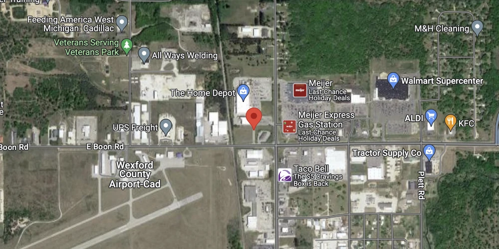 Prime Retail Development Site in Cadillac, Michigan