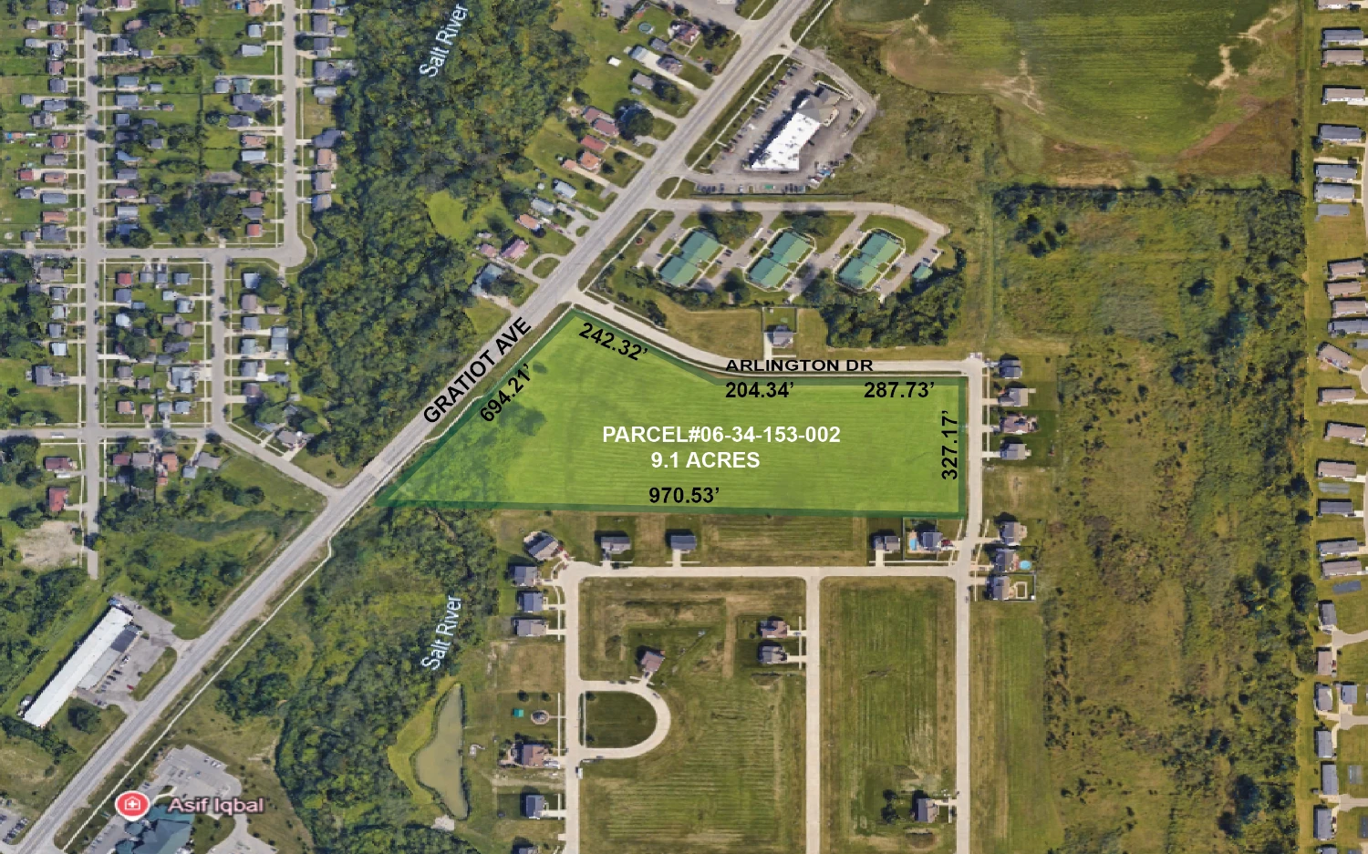 Gratiot Ave & Arlington Dr, New Haven, MI for sale