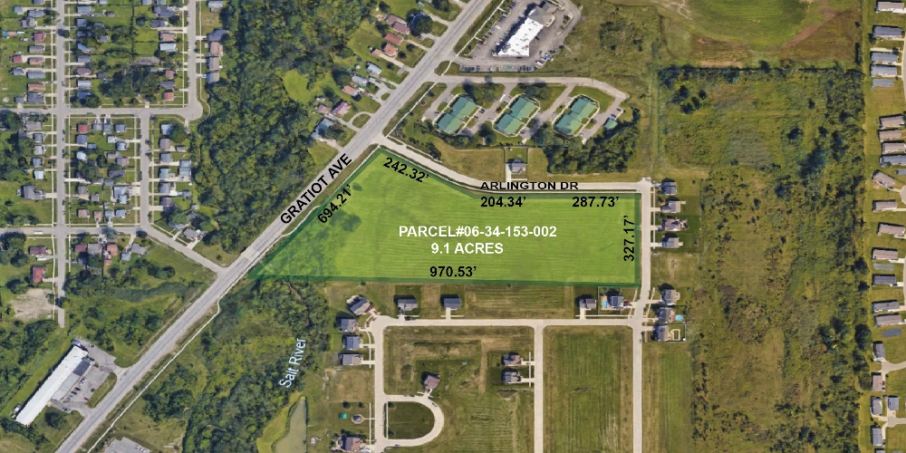 Gratiot Ave & Arlington Dr, New Haven, MI for sale
