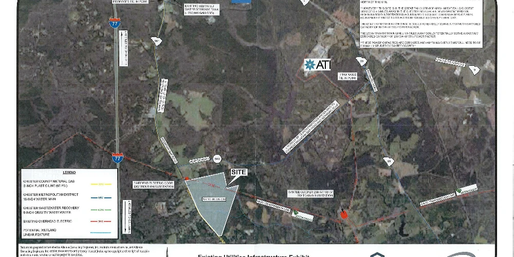 Massive Interstate I-77 Corridor 195-Acre Confluence of Deliverables Site