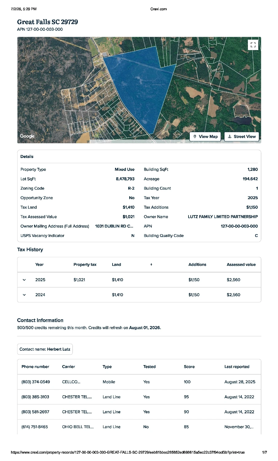 Massive Interstate I-77 Corridor 195-Acre Confluence of Deliverables Site