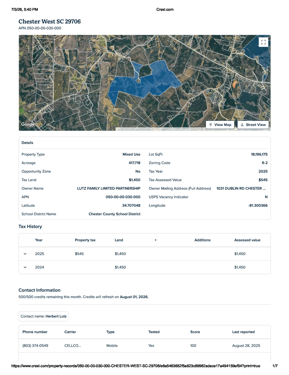 Massive Rural 417+ Acre Industrial Or Any Use Blank Slate Near Interstate I-77 Corridor