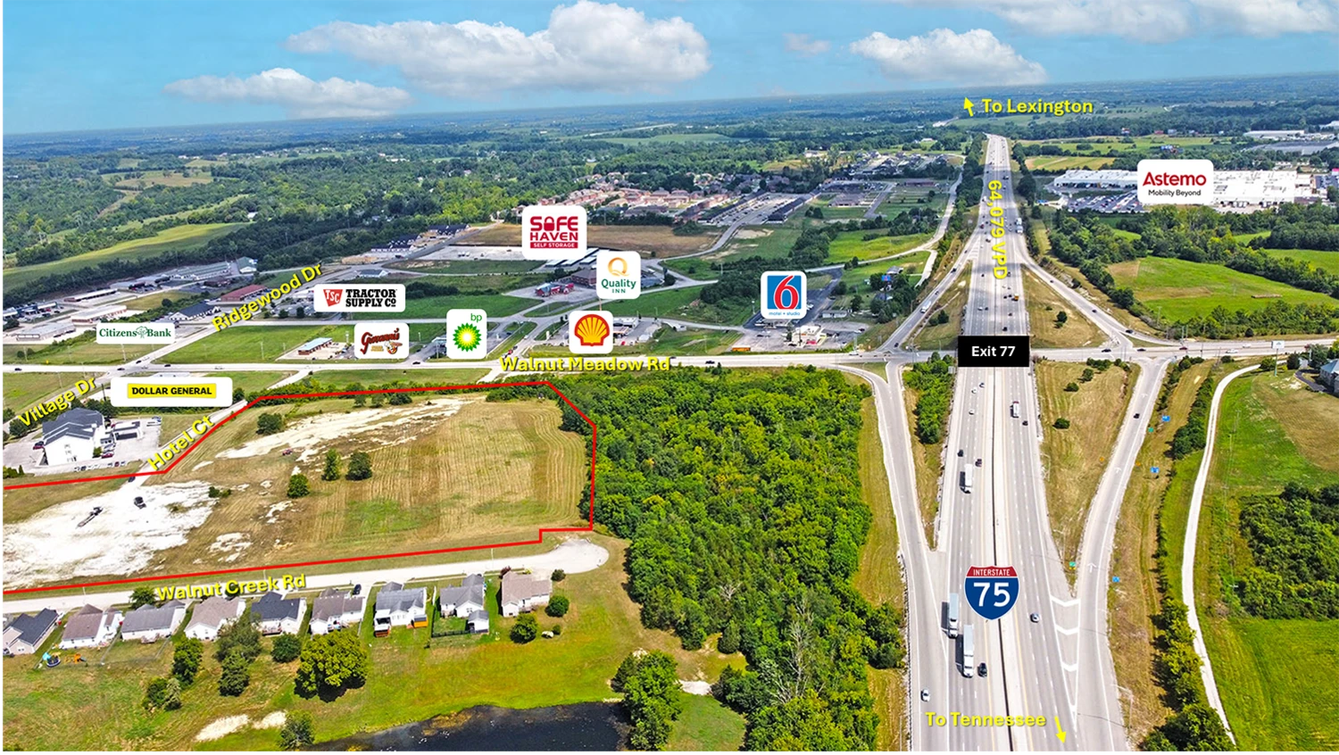 +/-14.5 AC Interstate Land