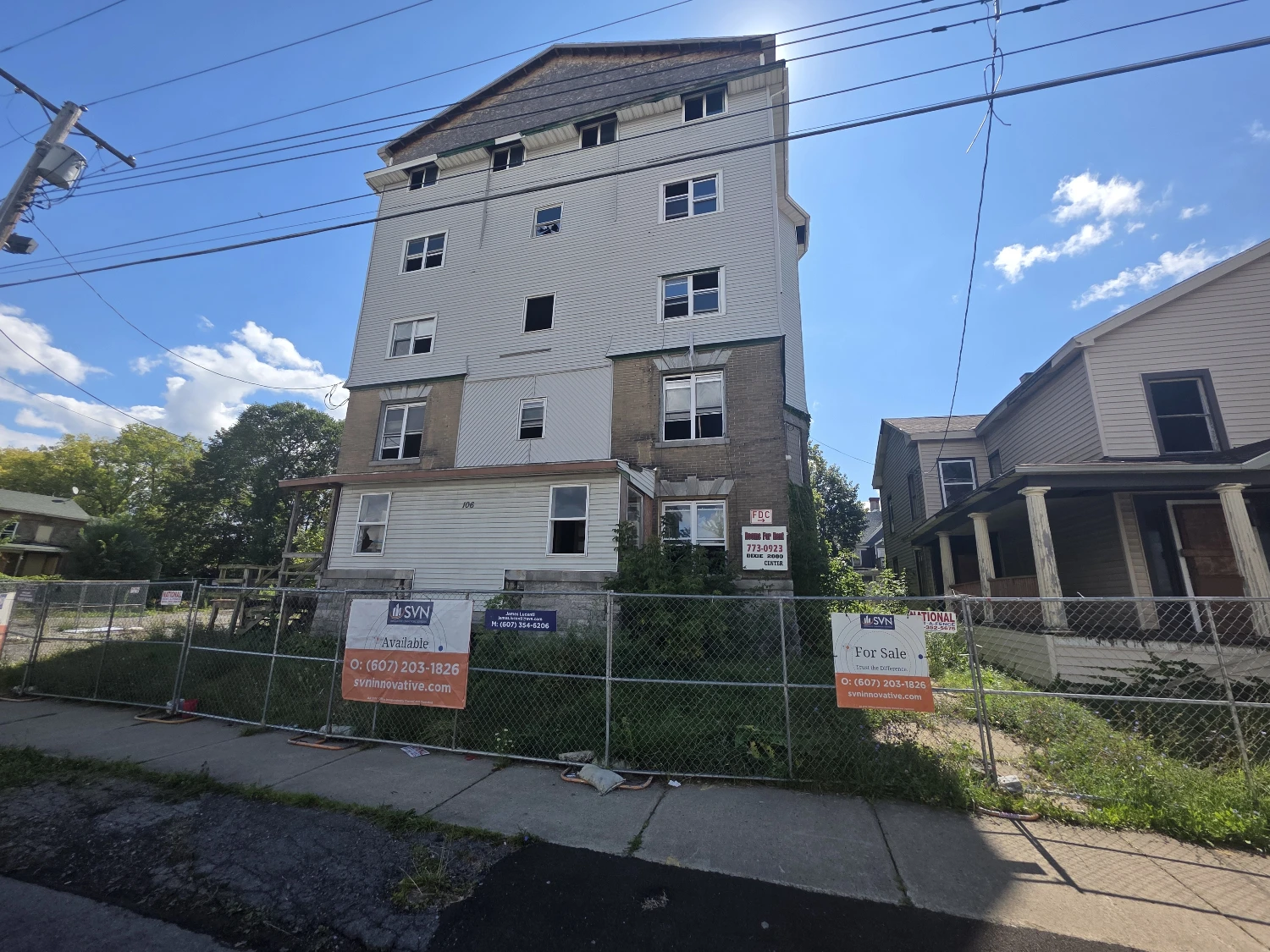 100, 104, 108, 110 and 116 Henry Street, Binghamton, NY for sale