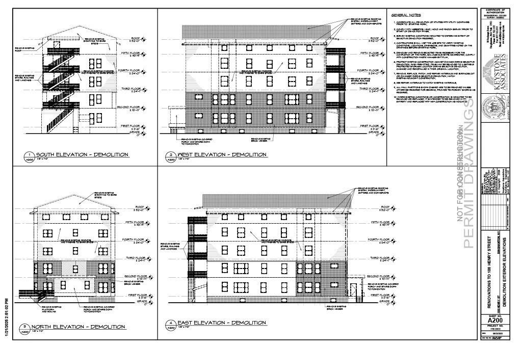 100, 104, 108, 110 and 116 Henry Street, Binghamton, NY for sale