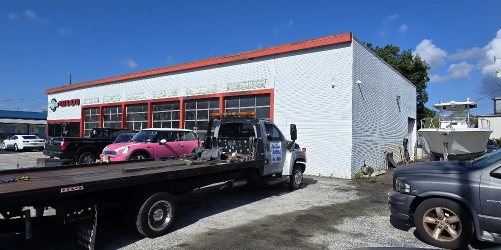 Turnkey Auto Repair Facility on US Hwy 19 | High Visibility & 7 Drive-In Bays