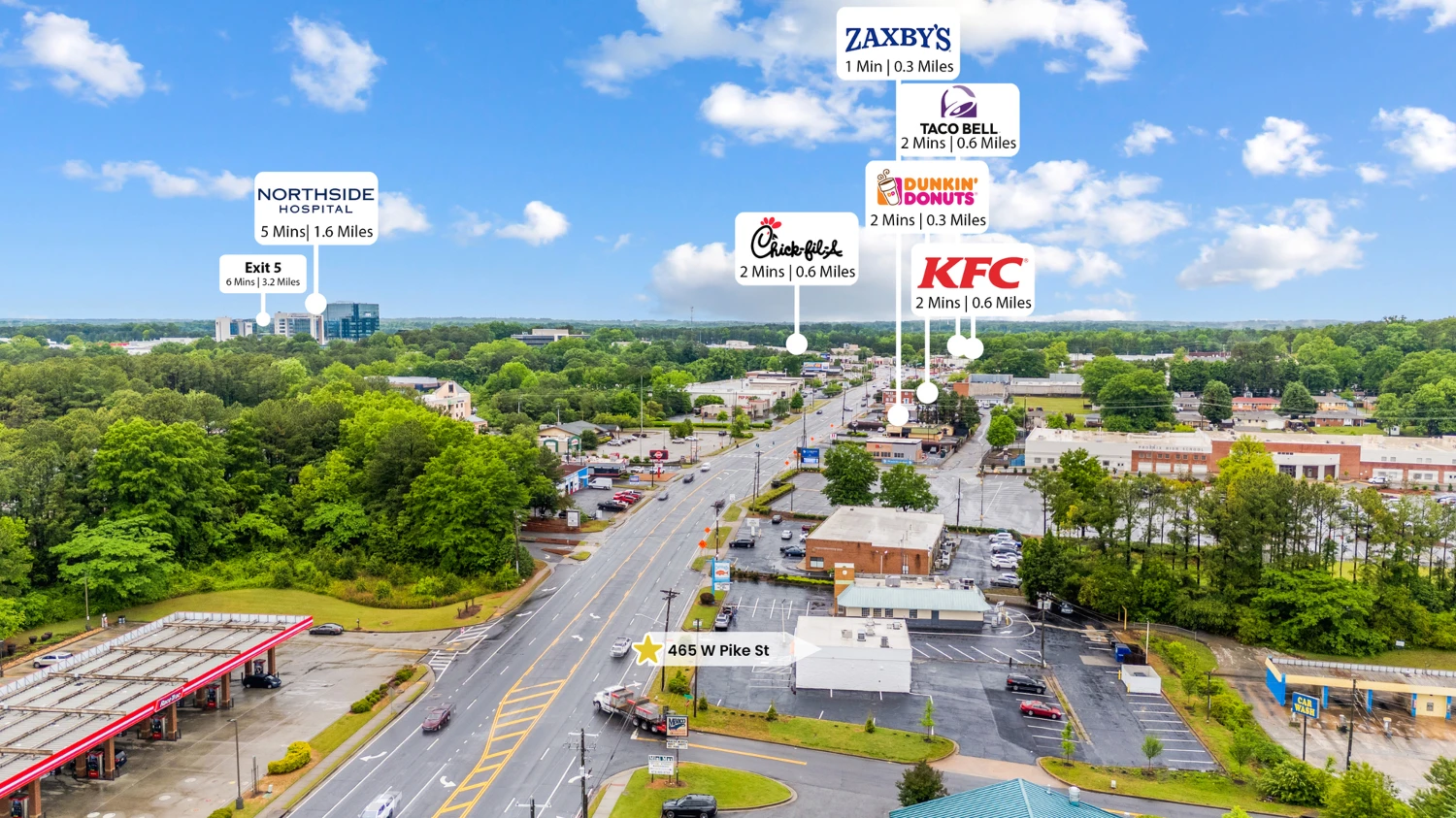 Freestanding Restaurant Property for Sale | Lawrenceville, GA