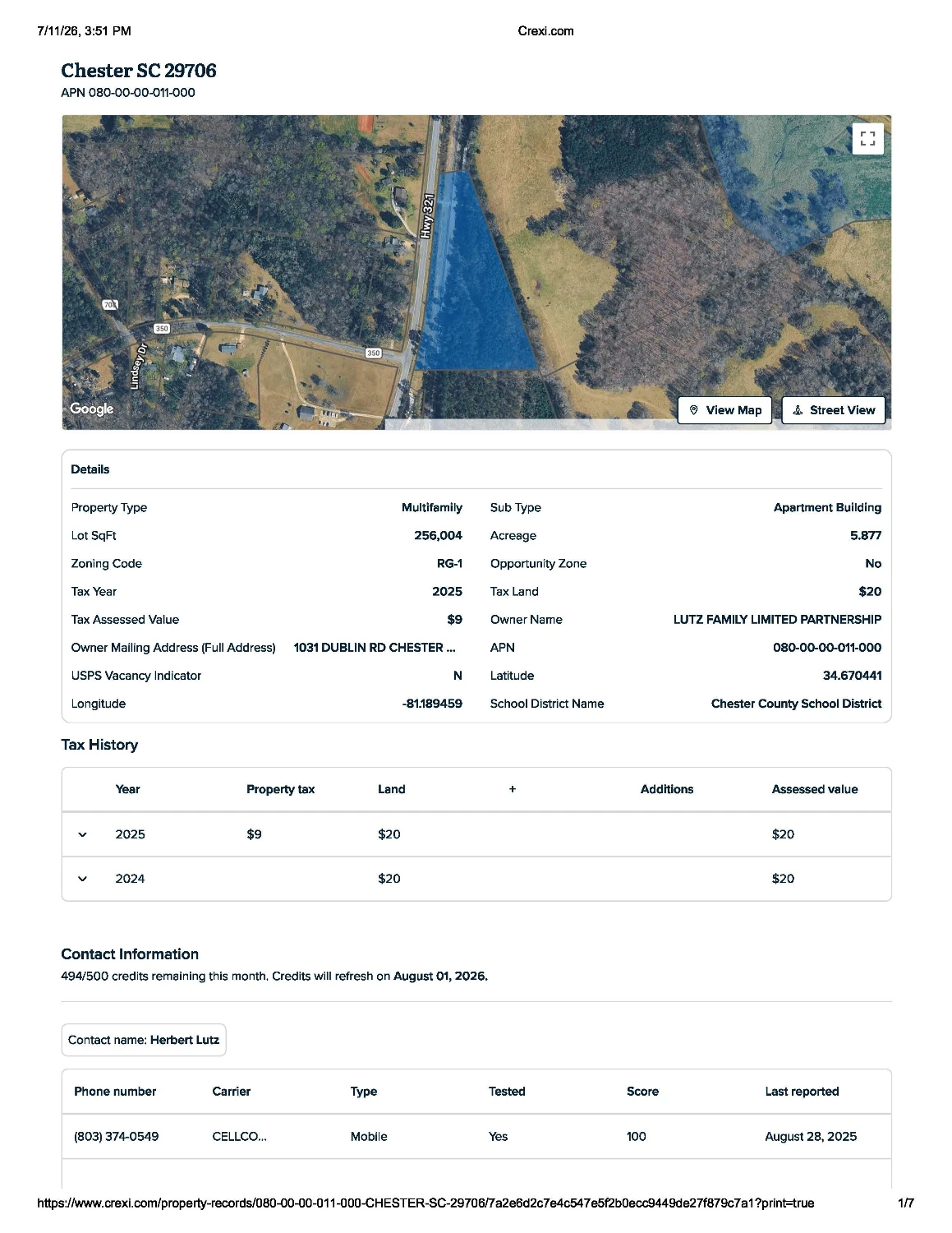 Norfolk Southern Rail Served 5.877 AC Industrial or Multifamily Zoned Acceleration Site