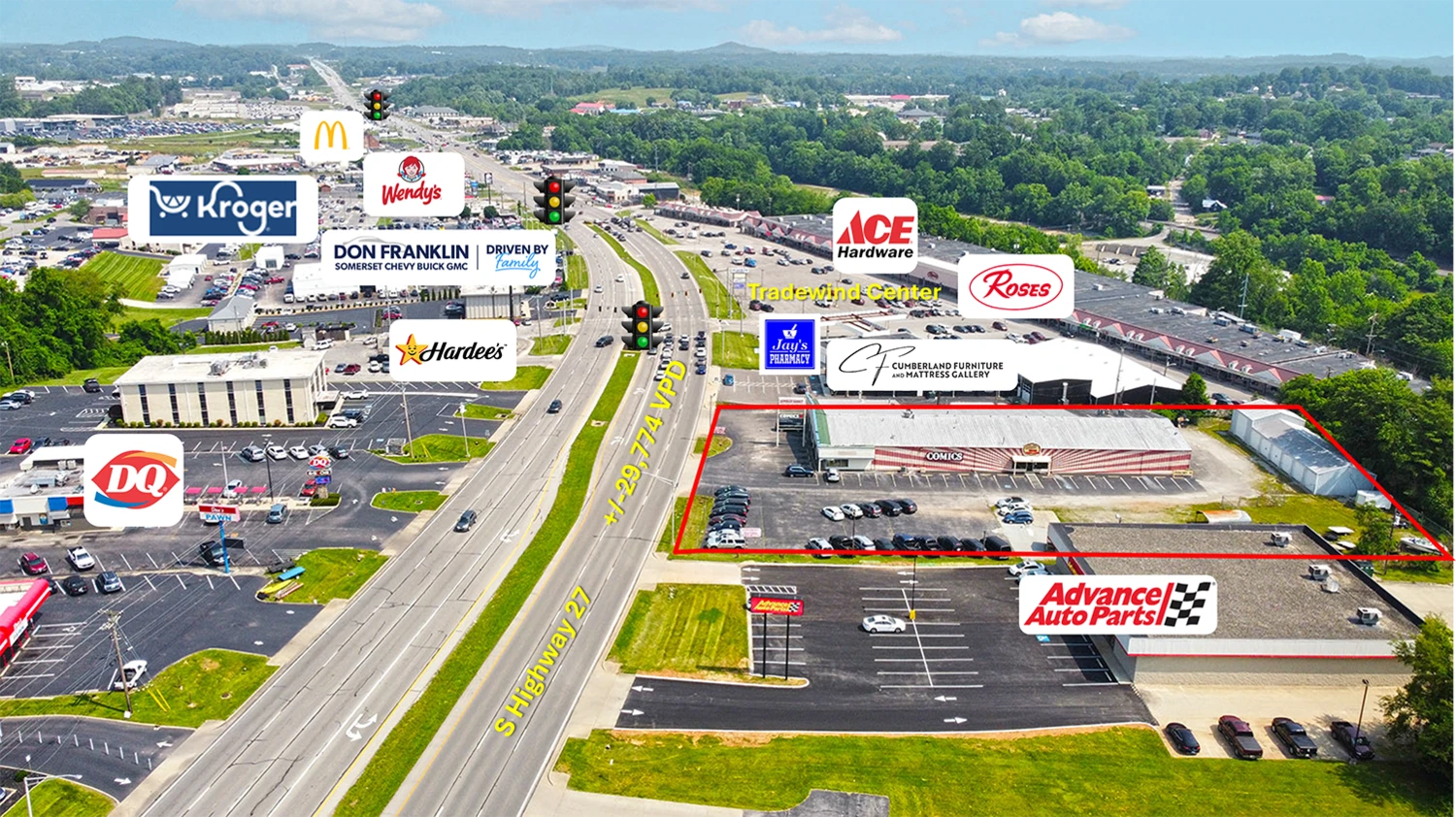 +/-2.3 AC Direct Frontage on Hwy 27