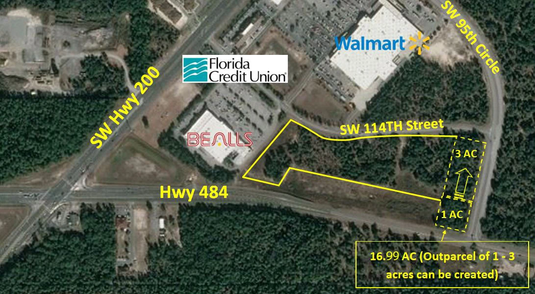 16.99 Acres, Hwy 484 SW Hwy 200