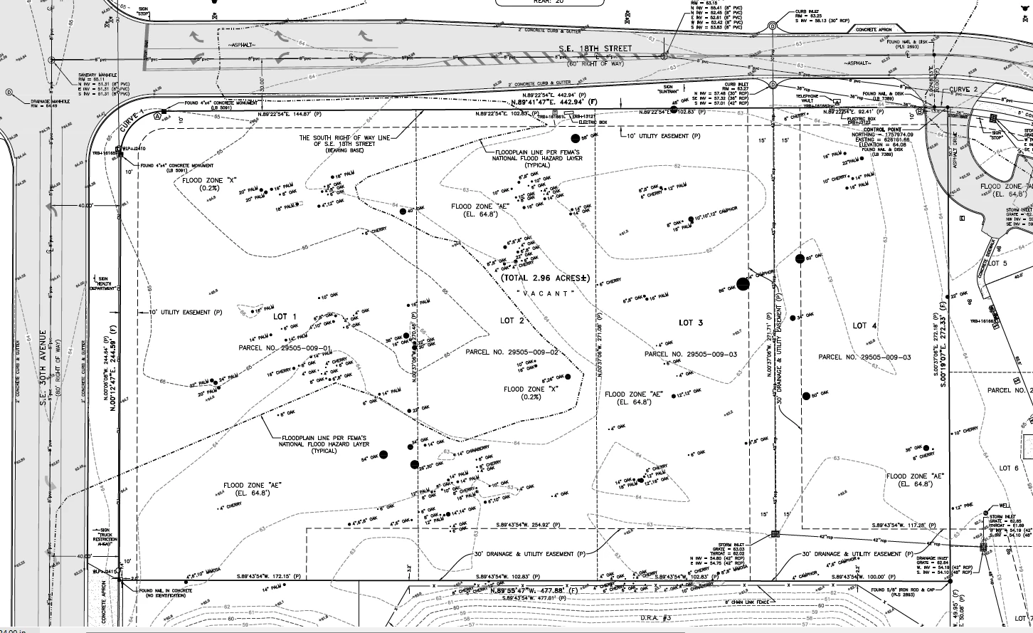 2.96 Acres Land For 34 Multifamily Units - ready to build