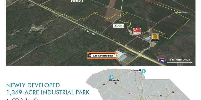 Intermodal Interchange Site - I-95 & CSX Rail Centric by 1 Minute - Workforce Housing - Onward Ports of Savannah and Charleston
