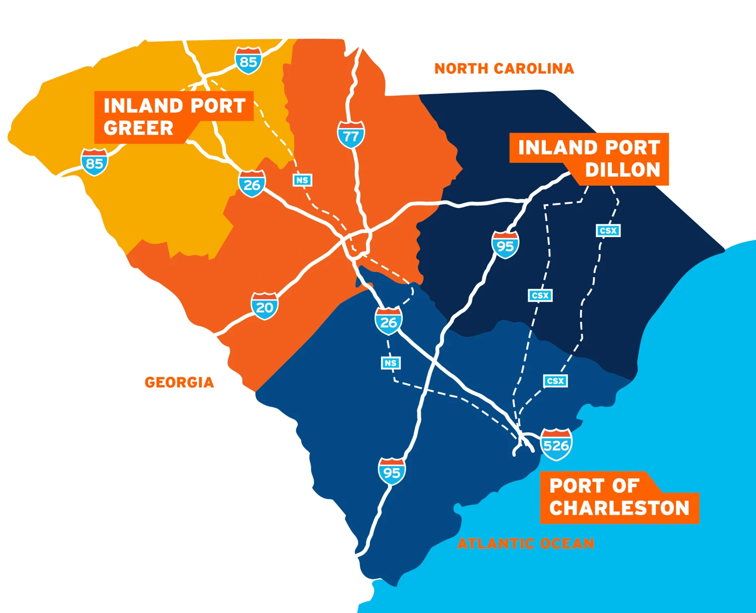Intermodal Interchange Site - I-95 & CSX Rail Centric by 1 Minute - Workforce Housing - Onward Ports of Savannah and Charleston