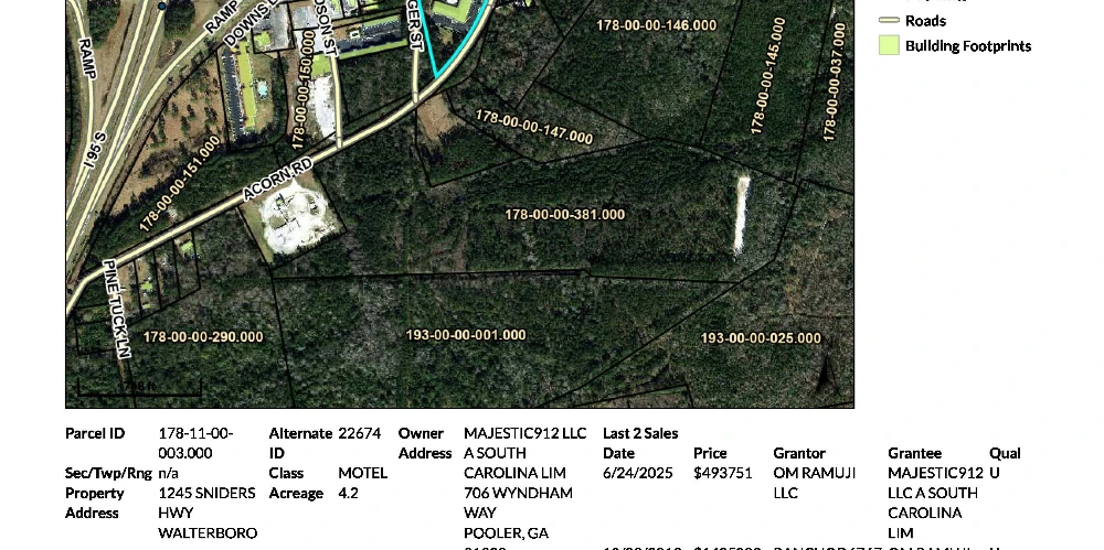 SC Interstate I-95 Corridor Centric Dominance w/ 4.2 AC Intermodal/IOS/Workforce Housing Site at I-95 Exit 53 - IICD Zoned