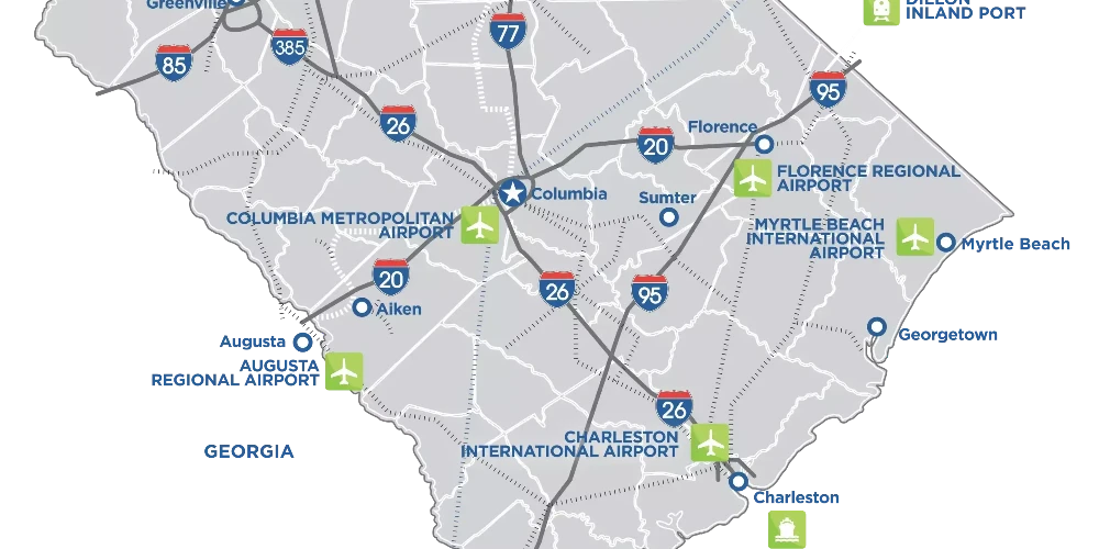 SC Interstate I-95 Corridor Centric Dominance w/ 4.2 AC Intermodal/IOS/Workforce Housing Site at I-95 Exit 53 - IICD Zoned