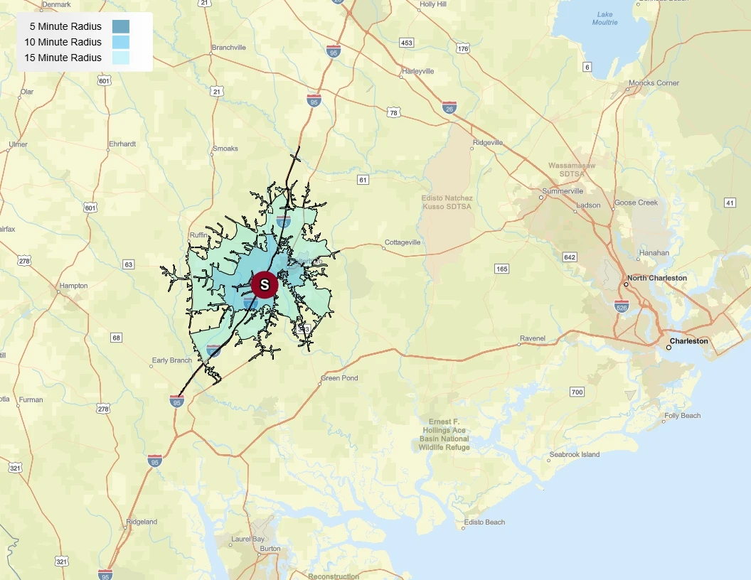 SC Interstate I-95 Corridor Centric Dominance w/ 4.2 AC Intermodal/IOS/Workforce Housing Site at I-95 Exit 53 - IICD Zoned
