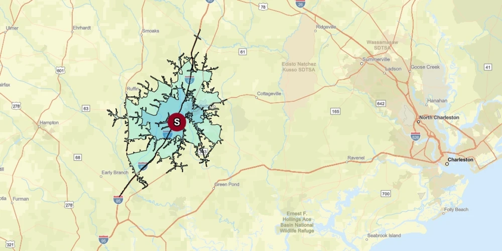 SC Interstate I-95 Corridor Centric Dominance w/ 4.2 AC Intermodal/IOS/Workforce Housing Site at I-95 Exit 53 - IICD Zoned