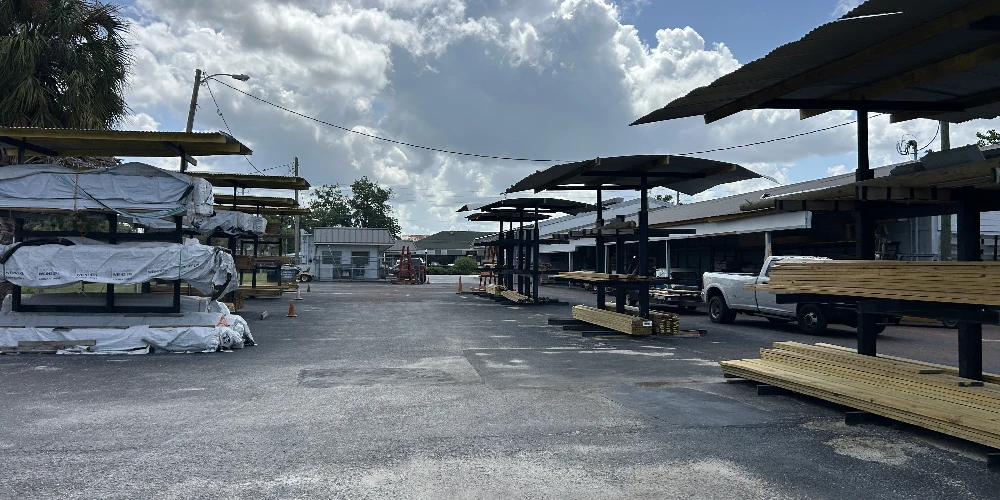 Materials/Lumber Facility on 5.6 Acres
