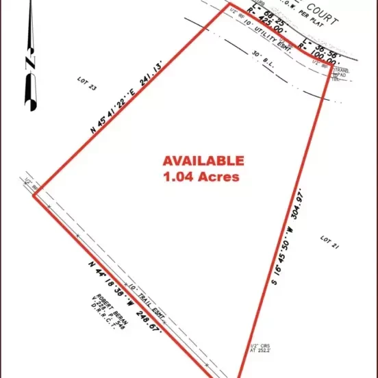 45 Noble Ct - 1.04 AC Commercial Lot