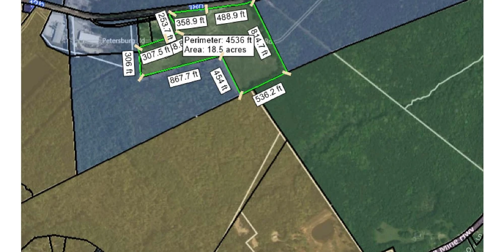 Industrial Intermodal or Workforce Housing 20.6 Acre Tract Near Gold Mines = Trucking Use - Employee Bunkhouses