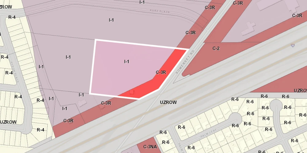 Hard Corner | I-35 Frontage Road at Somerset Road