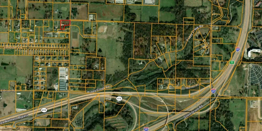 1.97 ACRES IN LOWELL, AR WITH SHOP AND HOME