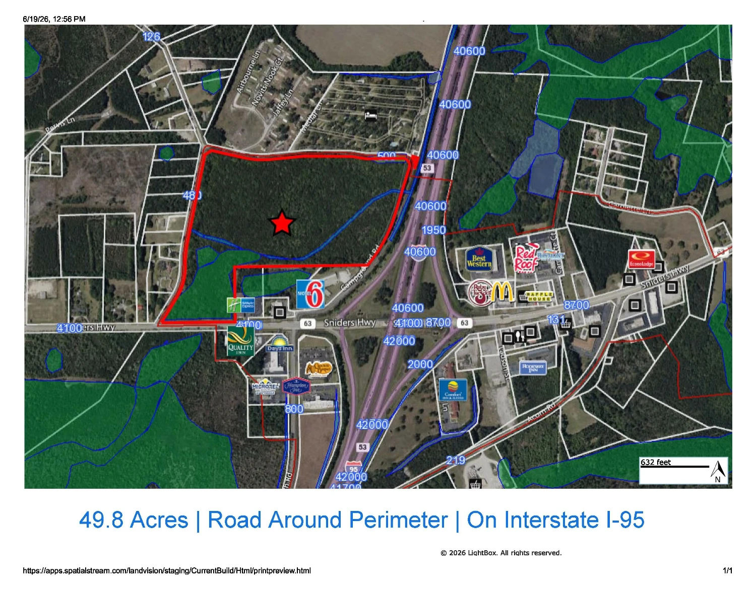 SC Interstate I-95 Corridor Centric 49.8 AC Industrial/Distribution/IOS at I-95 Exit 53
