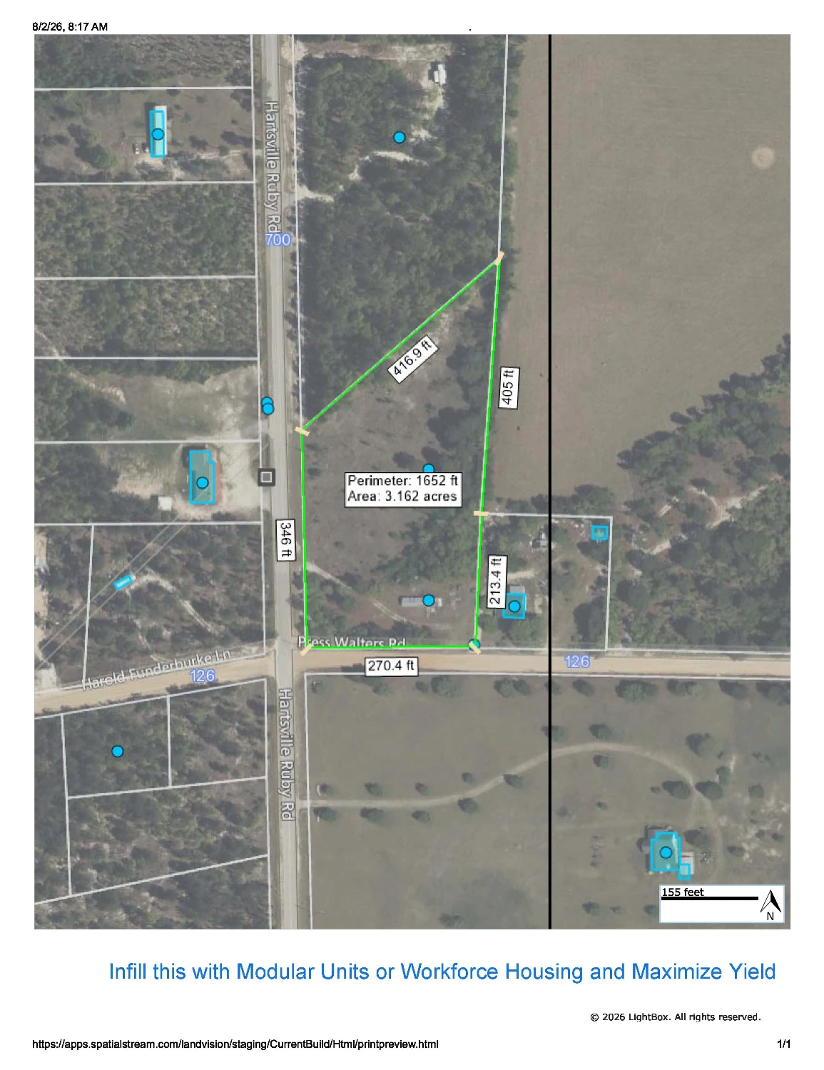 Massive High Yield 3-Acre Agricultural Worker Housing Potential Site