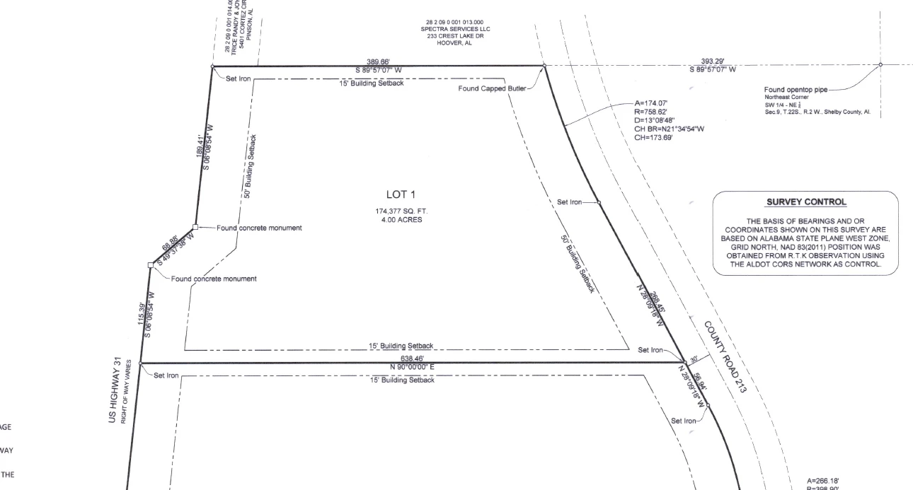 +/- 4 Acres Hwy 31 in Calera