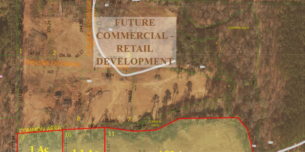 1 - 7 acres of Land for Development - Chelsea AL