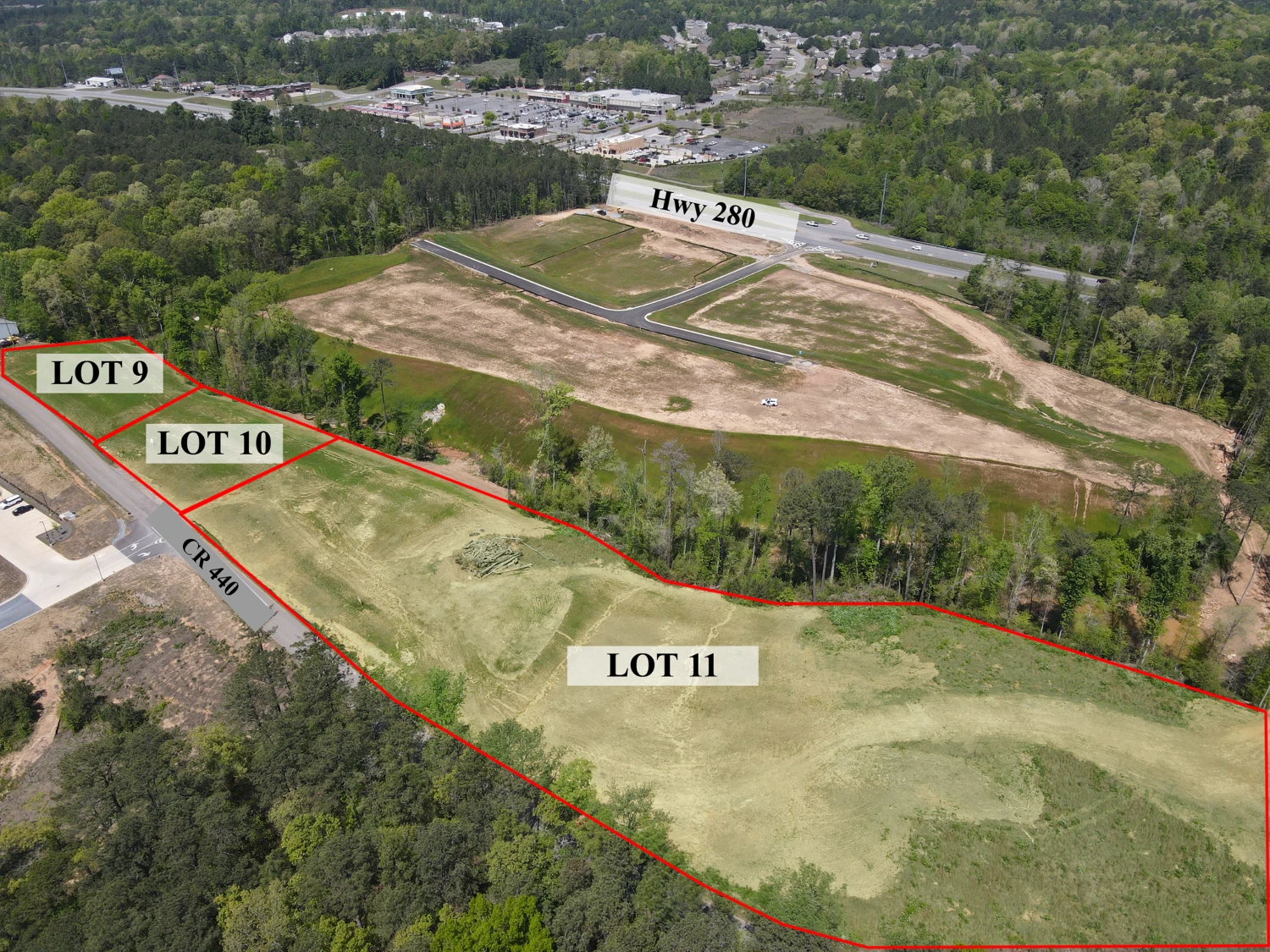 1 - 7 acres of Land for Development - Chelsea AL