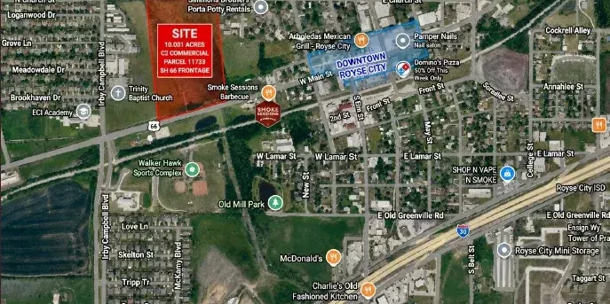 Hwy 66 & Erby Campbell - 10 AC for Commercial Dev Hwy 66 Royse City