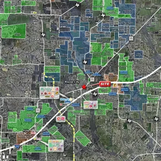 Hwy 66 & Erby Campbell - 10 AC for Commercial Dev Hwy 66 Royse City