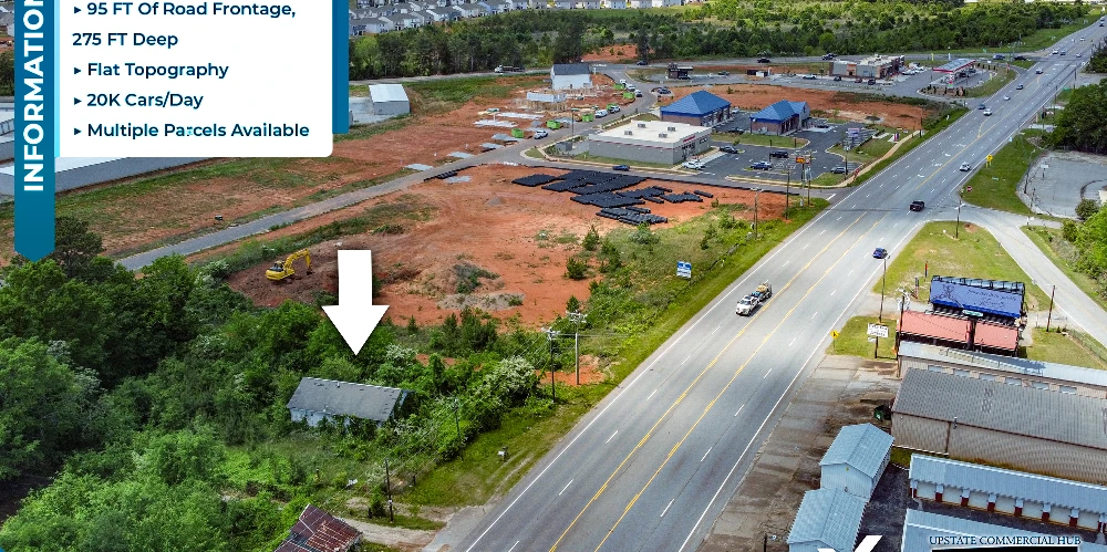Flat Land For Sale- HWY 76- Pendleton SC