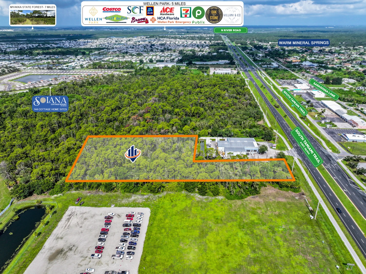High Traffic US-41 Commercial Development Site