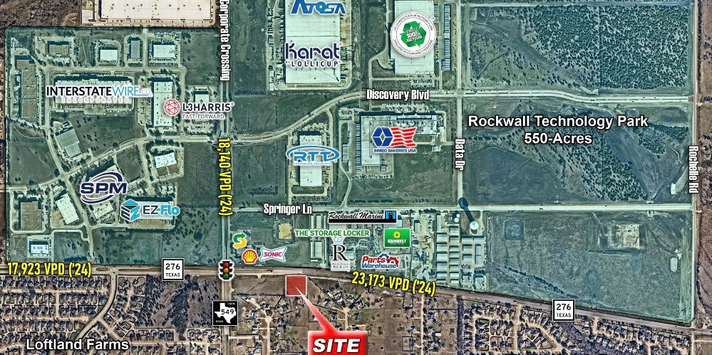 SEQ of highway 276 & FM-549