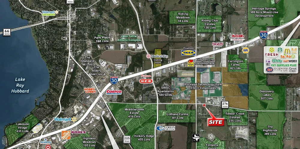 SEQ of highway 276 & FM-549