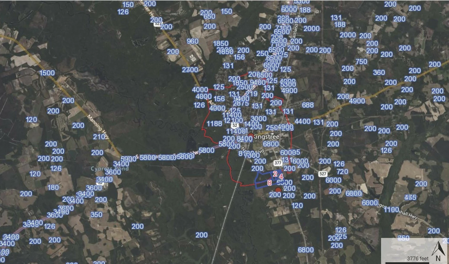 Former Regional Planned Walmart Super Center Site Opportunity Zone 107 Acres Industrial-Hwy Commercial Blank Slate 