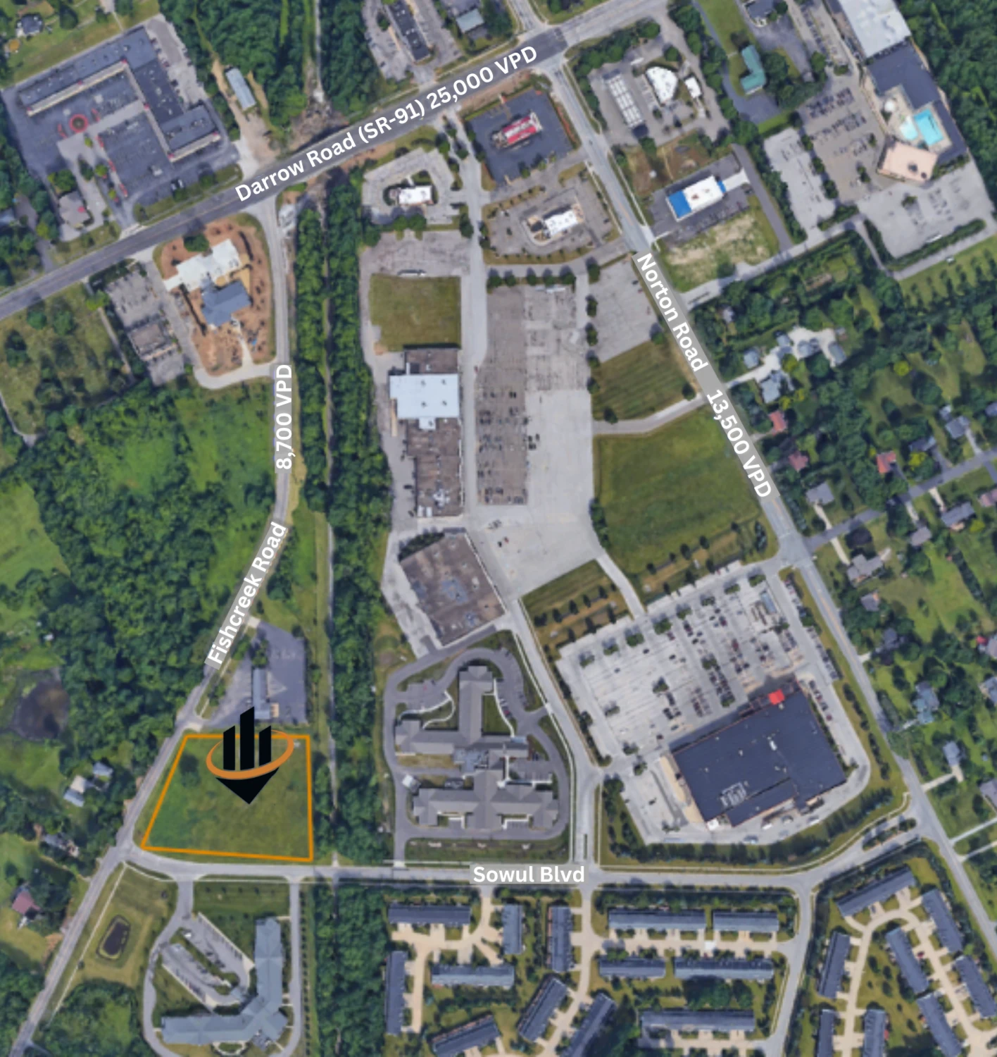 2.5 Acres (Hard Corner)  | STOW, OH